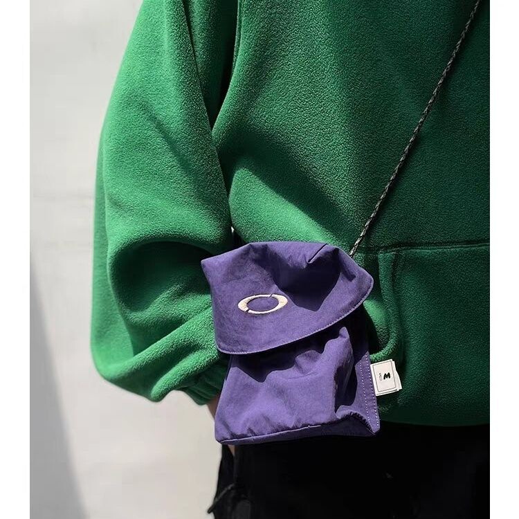 South Korea's 2026 New Mini Outdoor Canvas Bag for Women, Single-Shoulder Crossbody Bag for Male and Female Students, Ultra-Light Small Bag