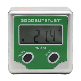 Lljst German Core Digital Display Inclinometer 180 Degree Angle Ruler Bending Angle Measuring Instrument with Magnetic Inclinometer Box Tn-9