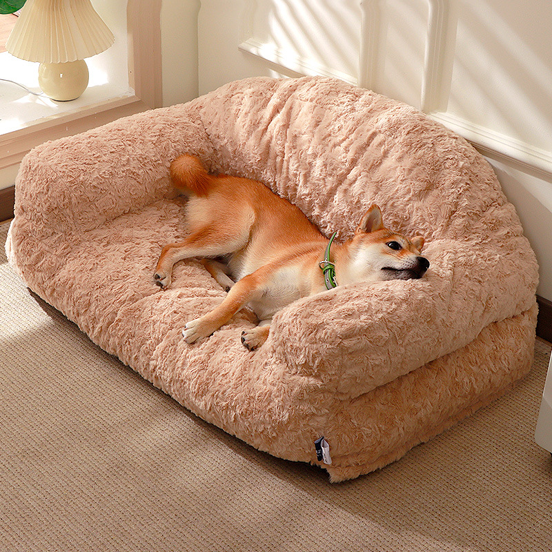 Cama para gatos al por mayor Four Seasons Universal Desmontable y lavable Cama para perros grande Cama para perros Cama para perros Cojín para dormir de invierno Sofá para gatos para mascotas