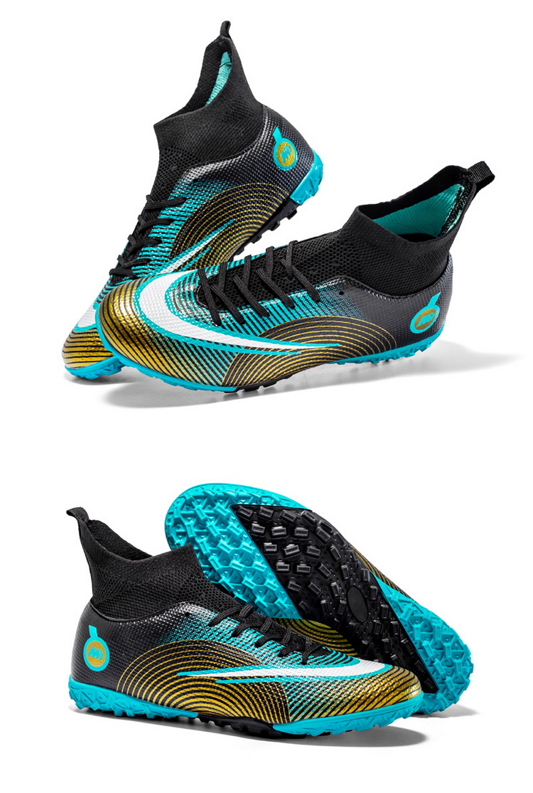 Neue fußball schuhe männer high-top AG spikes kunstrasen jugend student training schuhe kinder sport schuhe großhandel_voghion.com