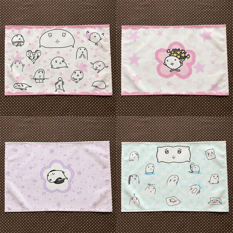 A Nostalgic and Adorable Mochi-Themed Decorative Background Cloth Table Mat for Dormitory Dining Tables and Home Use