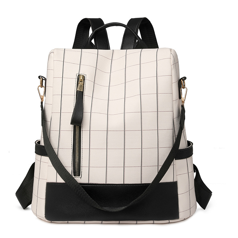 Spot al por mayor 2024 nueva mochila antirrobo tendencia de la moda femenina mochila de viaje multifuncional versátil