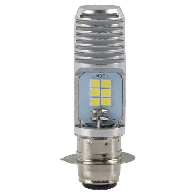 Мотоциклетная LED фара P15D H6 H4 BA20D 2835 12SMD передняя лампа света для автомобиля