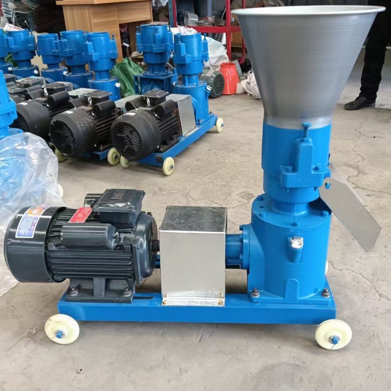 125型家用电养殖精饲料颗粒机麸皮玉米粮食颗粒机多用型饲料机