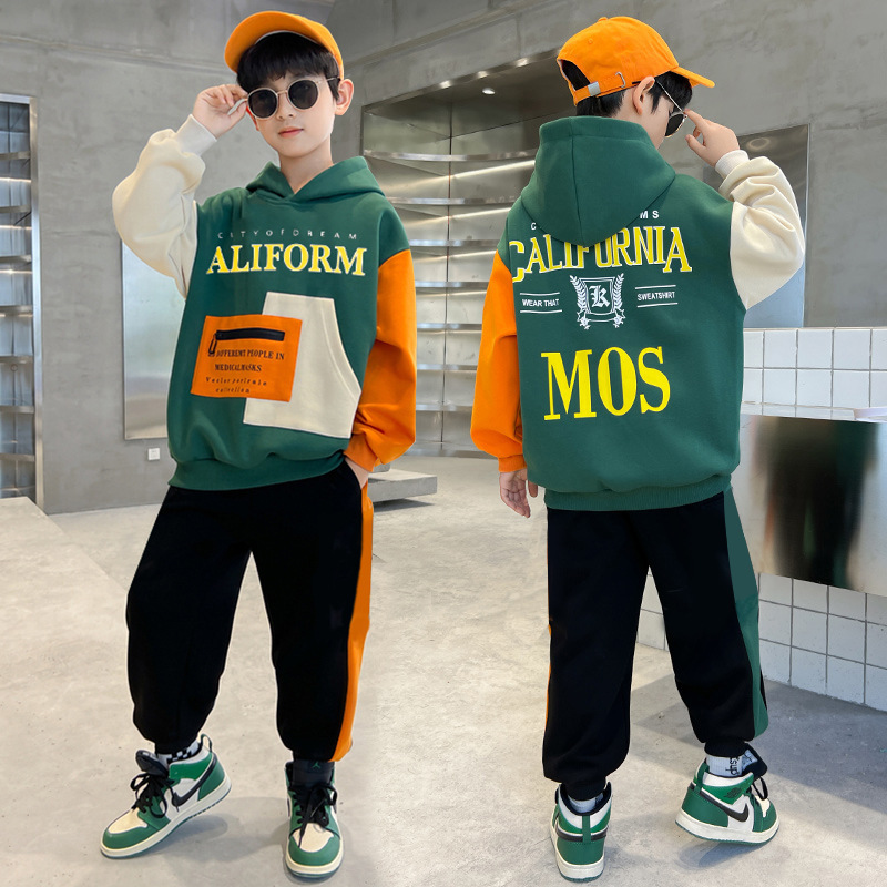 Spring sports children's sweatshirt for boys