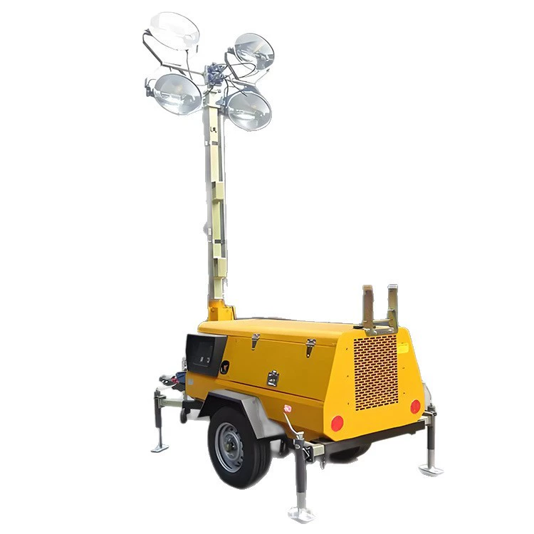 10kw diesel mobile lighting lighthouse outdoor automatic lifting work light emergency rescue engineering fire protection multi-angle
