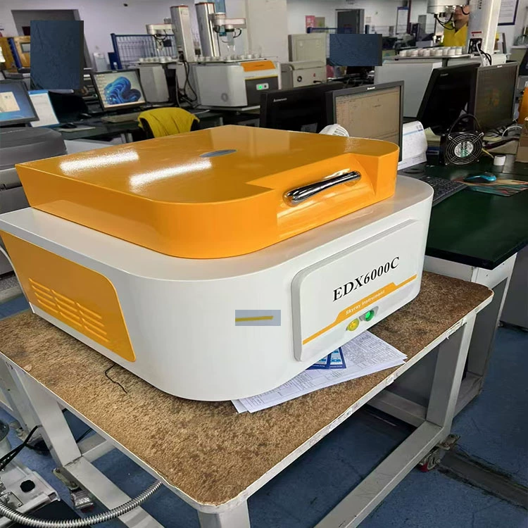 Обнаружение ROHS XRF спектрометр металлическое покрытие Измерение сплава меди из нержавеющей стали Анализ состава