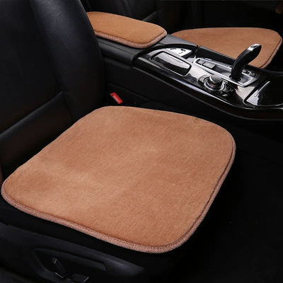 Wool pad: Wool No Backrest Three-piece - pure-mirror-version-2-single-seats-camel-color