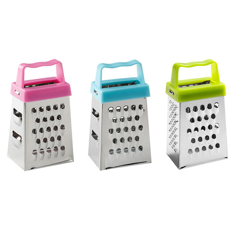 Fabricante mini planador de queso cuadrangular planador multifuncional de acero inoxidable jengibre planador de queso picador de verduras