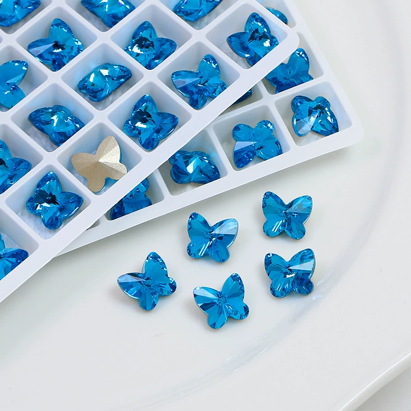 Кристалл 东洲 K9 с заостренным основанием, большой бабочковидный алмаз, специальной формы для нейл-арта, DIY украшения, популярный стиль
