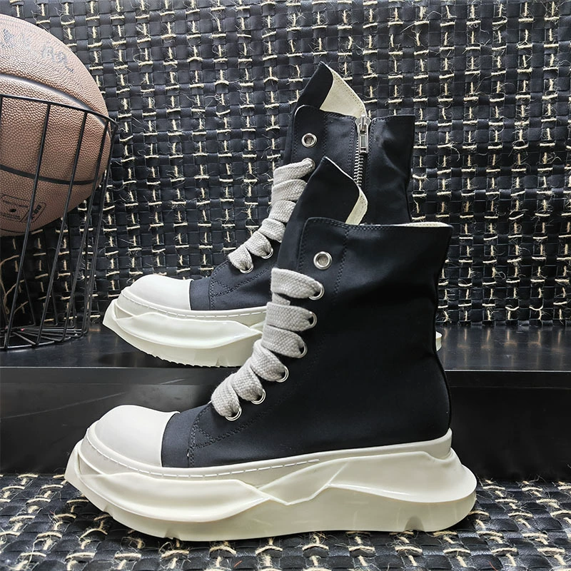 Кроссовки Guangzhou rricowees в европейском и американском стиле, двухслойные, с ароматом молока, увеличивающие рост, для пар, утолщенные, высокие, с широкими шнурками, модные.