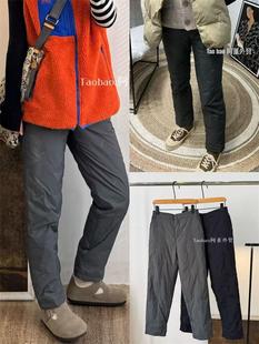 Clear goods special 2024 winter comfortable warm slim thin straight tube embroidered white duck down pants F120903