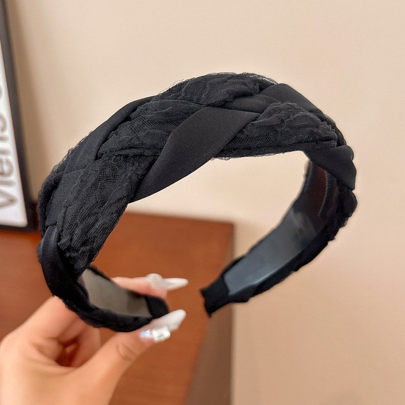 Meilad otoño y invierno, cinturón de cabello alto, cinturón de cabello de alta calidad, cinturón de cabello de esponja coreana retrógrada