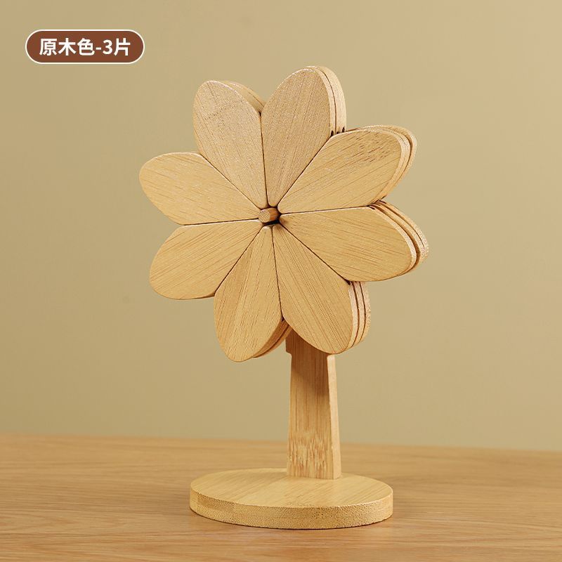 Molino de viento creativo transfronterizo almohadilla de aislamiento térmico resistente a quemaduras decoración de mesa de comedor doméstica alta sensación taza al por mayor