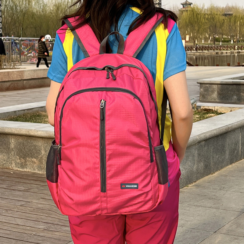 2022 nuevos hombres y mujeres de ocio al aire libre deportes mochila ligera de gran capacidad mochila de viaje imprimible logo bolsa