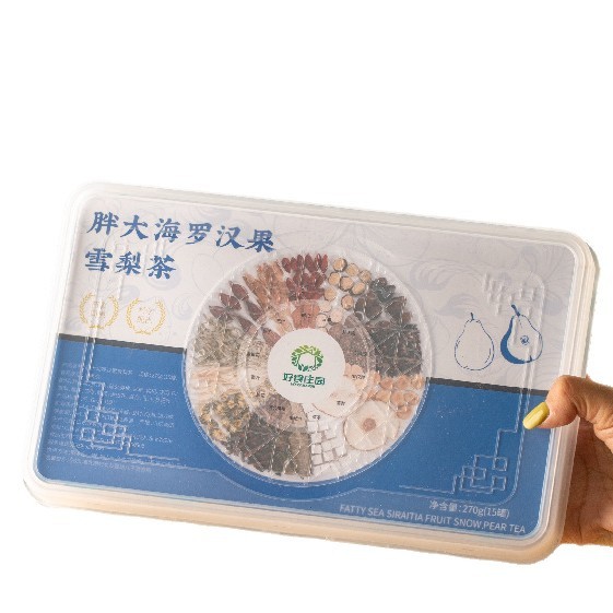 太った海の羅漢果雪梨茶カンゾウ金銀花クコの小缶養生茶菊茶卸売り|undefined