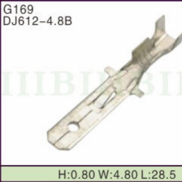 DJ612-4.8B 适用国产车用插件汽车接插件插线束端子 G169