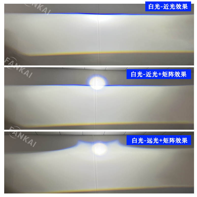 멀리 및 가까운 백색 레이저 백색 단일