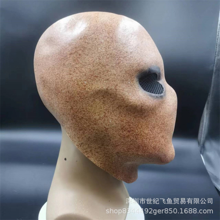 Horror máscara sin rostro látex sombrerería mal divertido piedra alienígena máscara facial completa BOLA DE Halloween