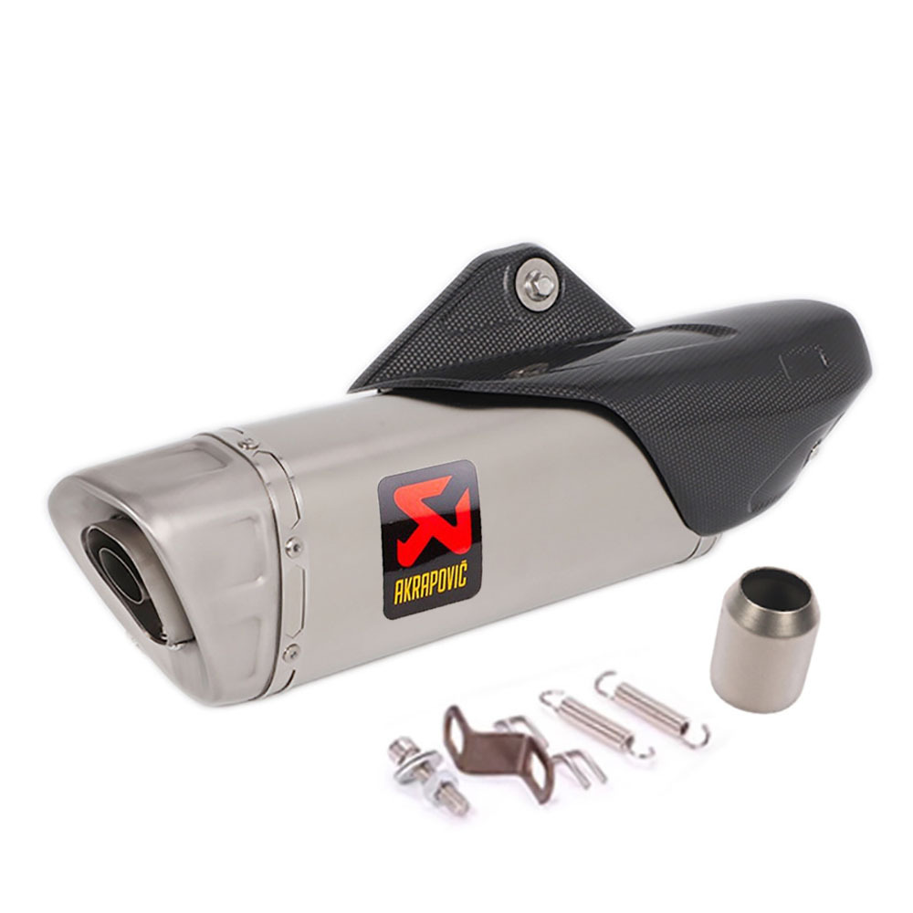 Motorcycle Modification Scorpio R1 Industry and Trade Exhaust Carbon Fiber Titanium Alloy Exhaust Pipe Spring Wind 450SR/DUKE/R1
