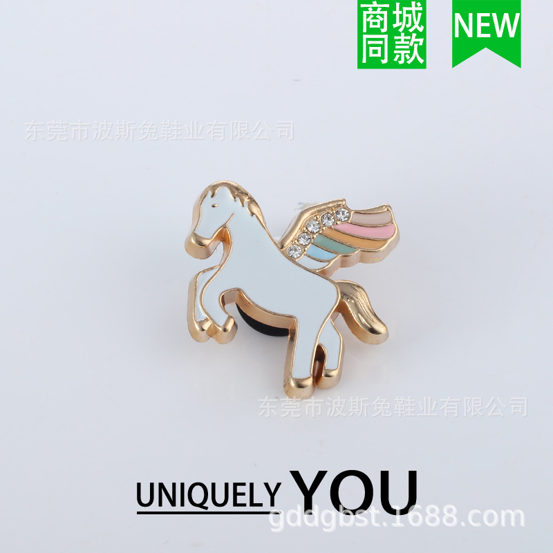 24 zapatos de agujero de comercio electrónico transfronterizo accesorios de metal rhinestone zapatos flor carlochi zapatos DIY decorativos estilo princesa zapatos hebilla