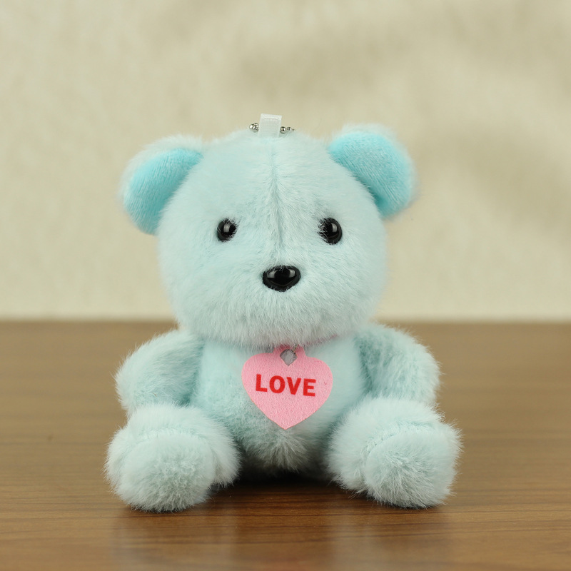 Adorable peluche dibujos animados Teddy Bear colgante Teddy Bear juguetes mochila muñeca decoración estudiantes pequeños regalos