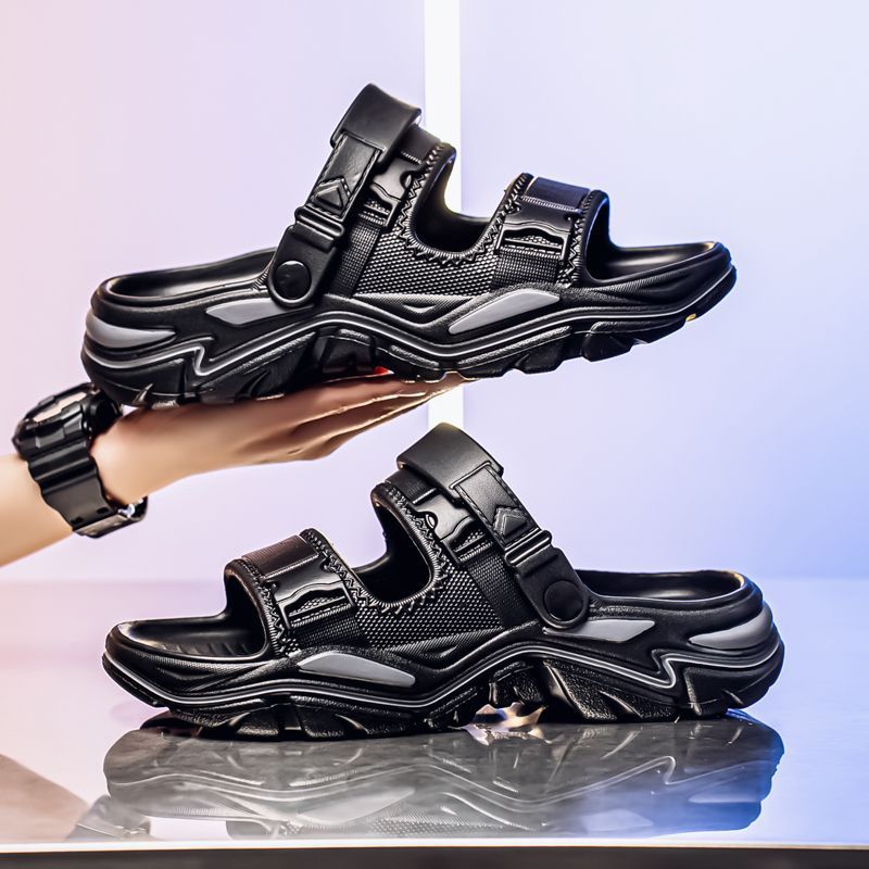 Sandals Men's New Summer Outer Wear Non-Slip Dual-Purpose Wading Driver Driving Casual Beach Slippers Men's Summer