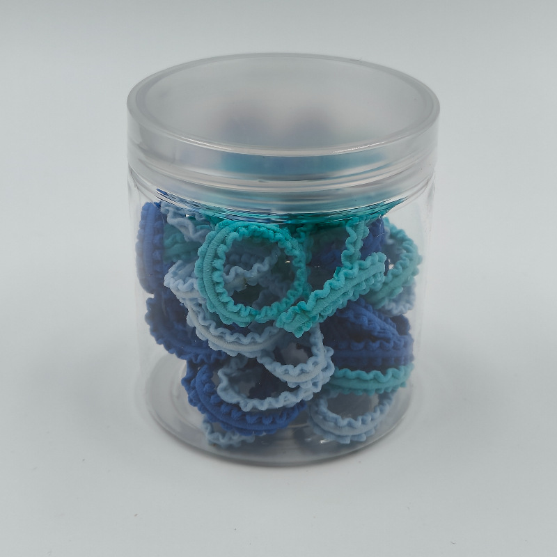 Fábrica directa enlatada de alta elasticidad no daña cabello de cabello de chicas anillo de toalla simple banda de goma cabello de cabello anillo de cabello de bebé