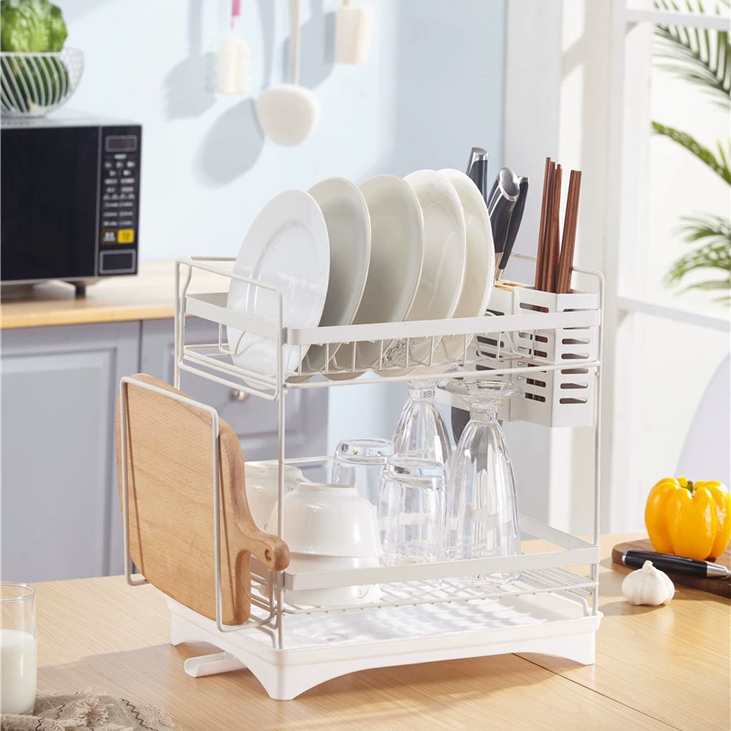 Stainless Steel Dish Drying Rack for Home Use, Multiple Layer Options, Durable and Stylish
