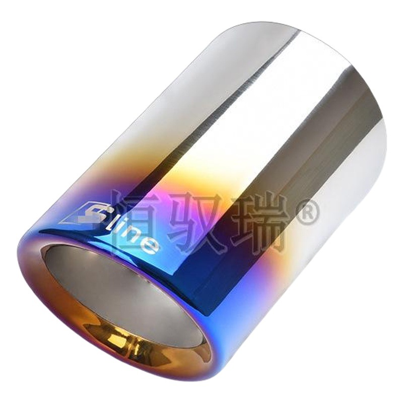 Garganta de cola de coche A 4L Garganta de cola Q 5 tubo de escape aplicable C enchufe directo tubo de escape modificado