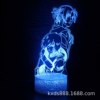 Creative touch LED table lamp, night light, creative gift, remote control, 3D