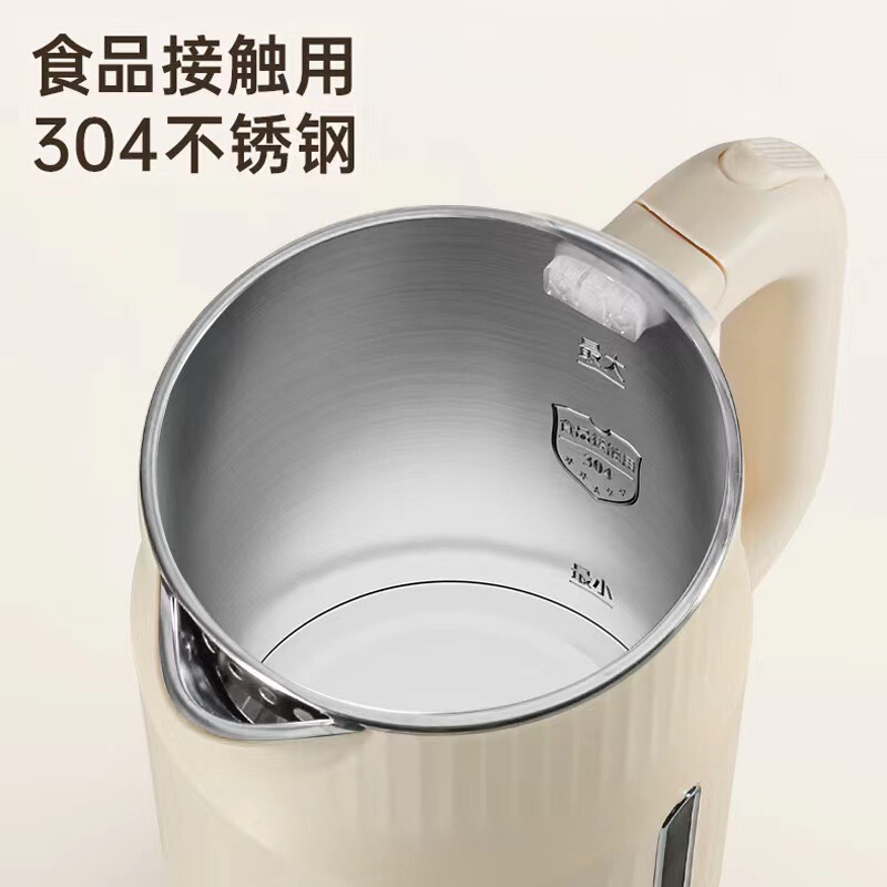 新款志高保温烧水壶家用电热水壶不锈钢防烫双层自动断电热水壶|undefined