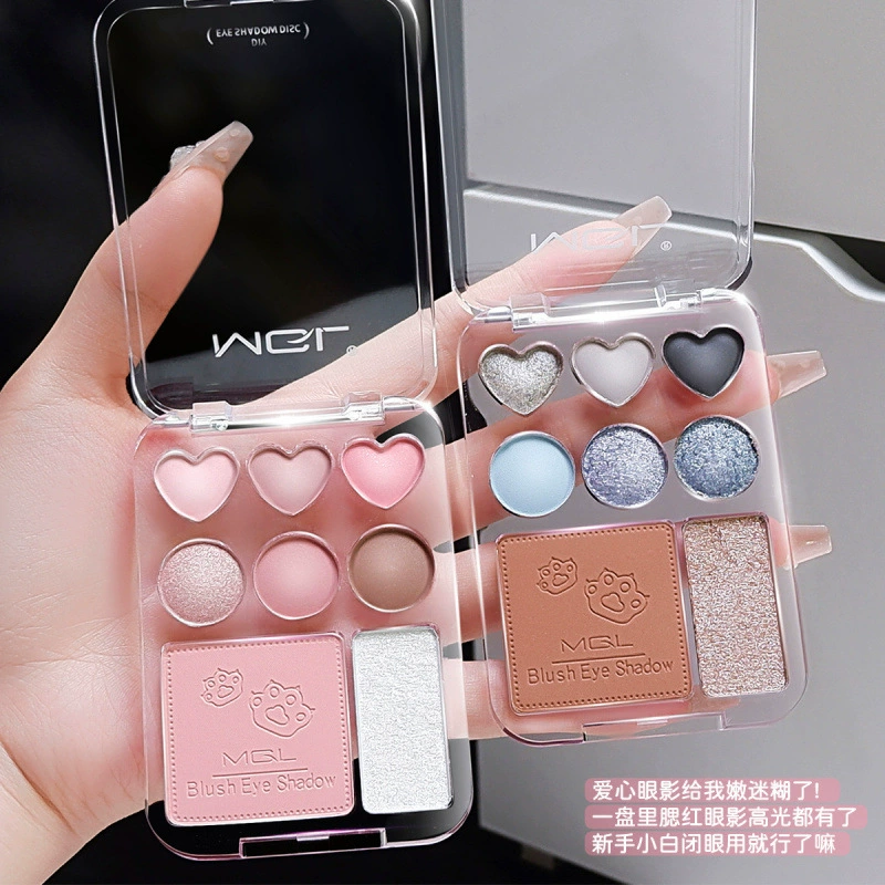 MGL Восемь цветов любовных теней для век