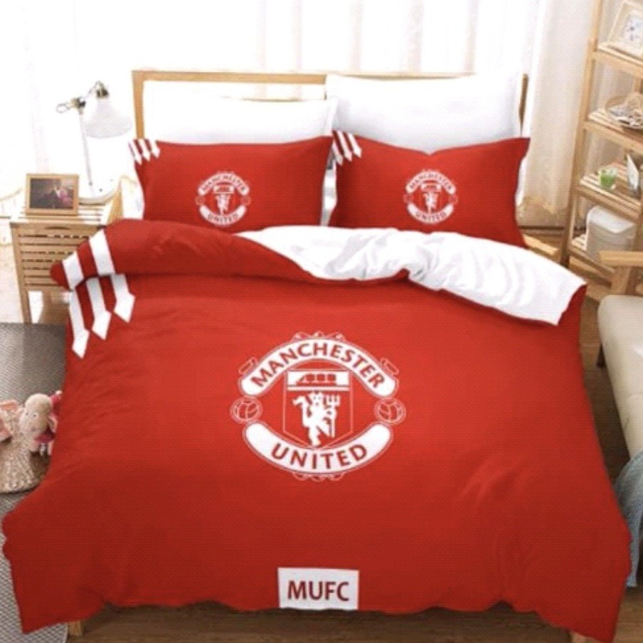 Equipo Logo serie ropa de cama transfronteriza de tres piezas conjunto Amazon eabywish Comercio Exterior Kit de textiles para el hogar