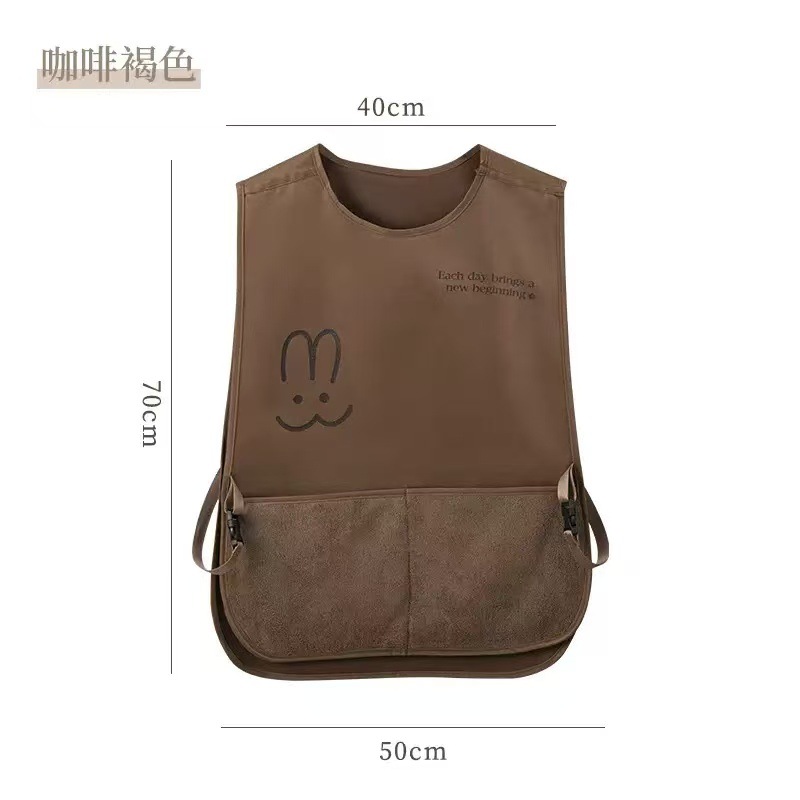 브라운 컬러로 손으로 닦아도 됩니다