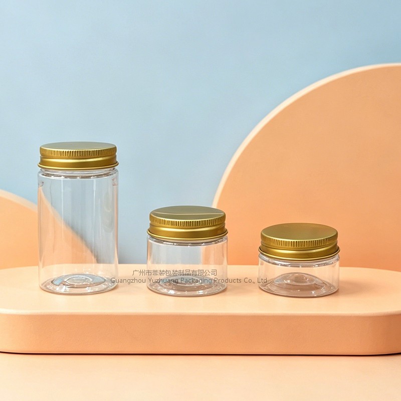 Envase de plástico de boca ancha de 500 ml de grado alimenticio Yuzhuang PET, frasco sellado de 250 g para mascarillas capilares, material de embalaje cosmético.