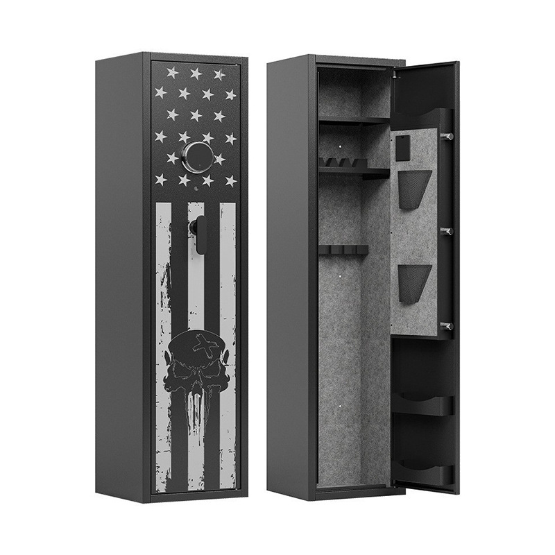 Caja Fuerte de Acero para Armas de Acero, Doble Alarma, para Hogar