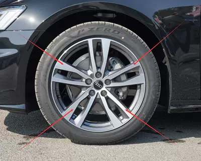 Avtomobil boya qələmləri repair car high-grade mirror wire - audi-electroplated-silver