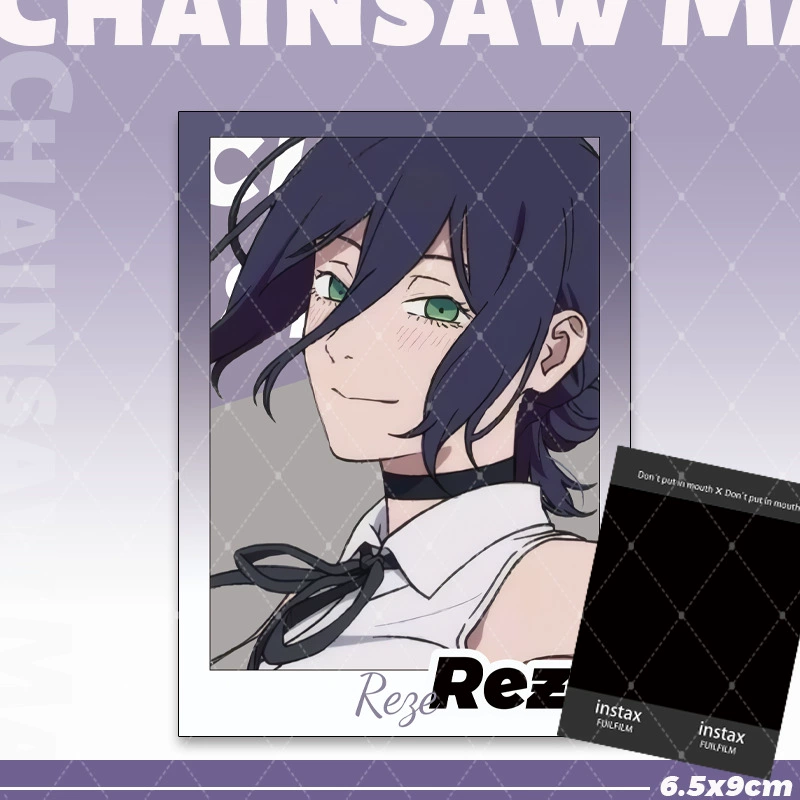 Chainsaw Man Театральное издание Reese Chapter Makima Pavarese Angel Demon Peripheral Polaroid Collection Photo Card