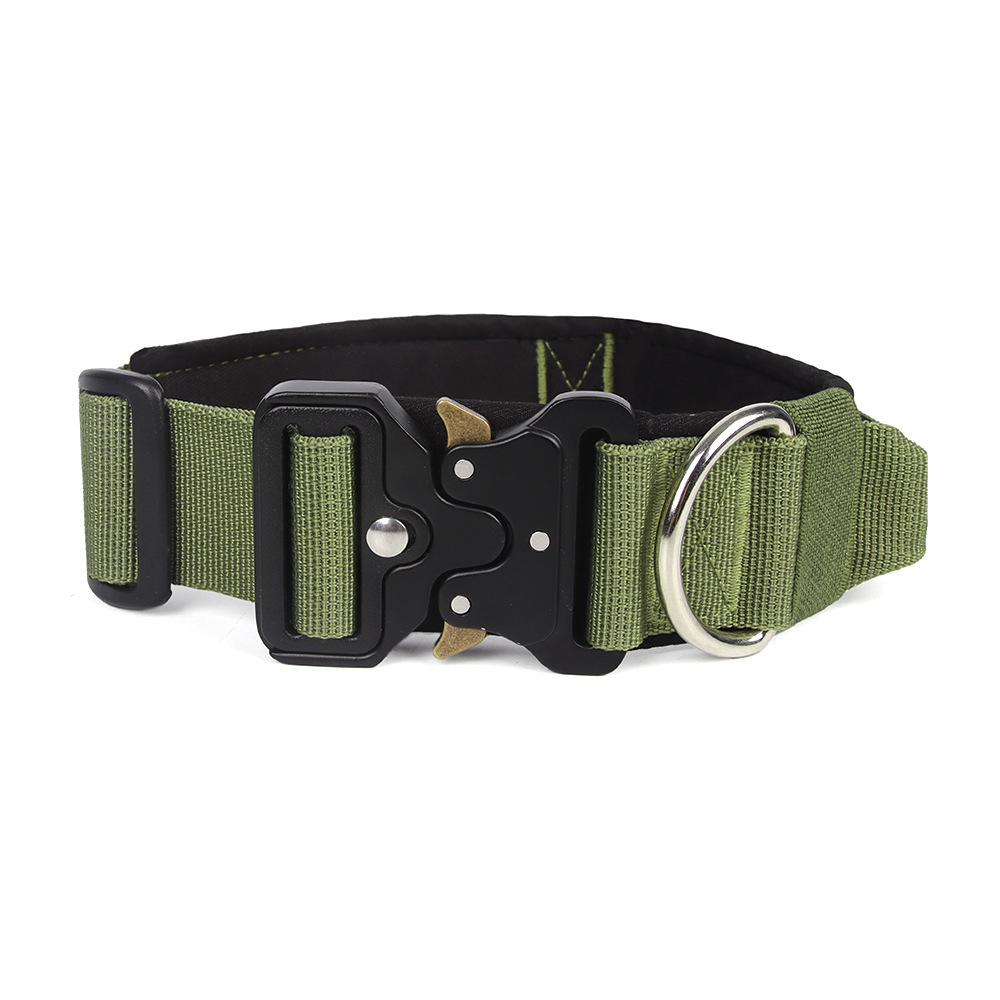 Nuevo collar para mascotas a prueba de explosiones, cuello para perros resistente a la tracción, collar para perros mediano y grande, collar táctico, spot al por mayor