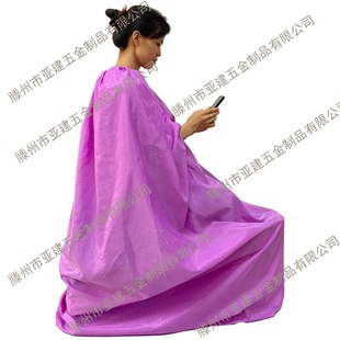 Plush Full-Body Fumigation Cover Wooden Barrel Sauna Sweat Bath Box Bath Barrel Sweat Steaming Suit Household Moxibustion Thermal Insulation Cloth Cover
