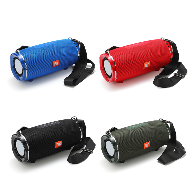 Transfronterizo TG187 altavoz Bluetooth de alta potencia 30W doble altavoz de alta calidad de sonido portátil subwoofer al aire libre audio Bluetooth