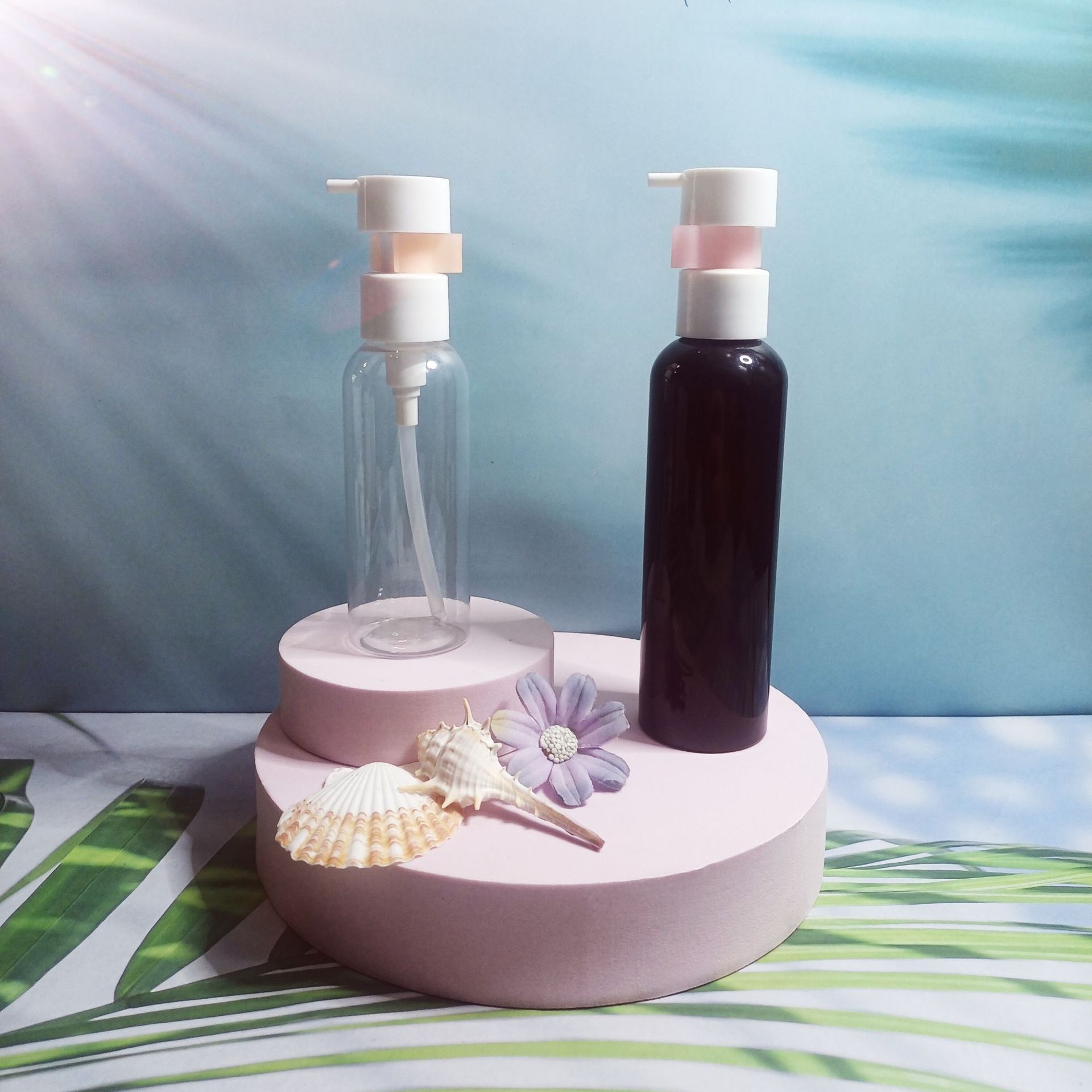 厂家直销小圆柱圆肩30ml爽肤水瓶60ml喷雾瓶80ml按压瓶