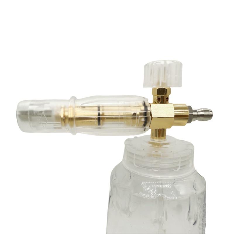 Cross-Border Pa Transparent Foam Spray Bottle Karcher K2-K7 Series High-Pressure Car Washing Machine Cleaning Machine Pa Pot 1 Liter