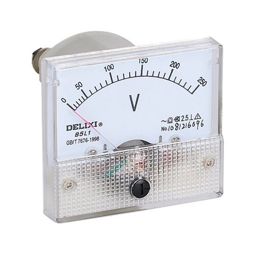 Delexi 85L1 Mechanical Pointer AC Current Voltage Meter 450V 10A 20A 50A Direct Connection Transformer Type