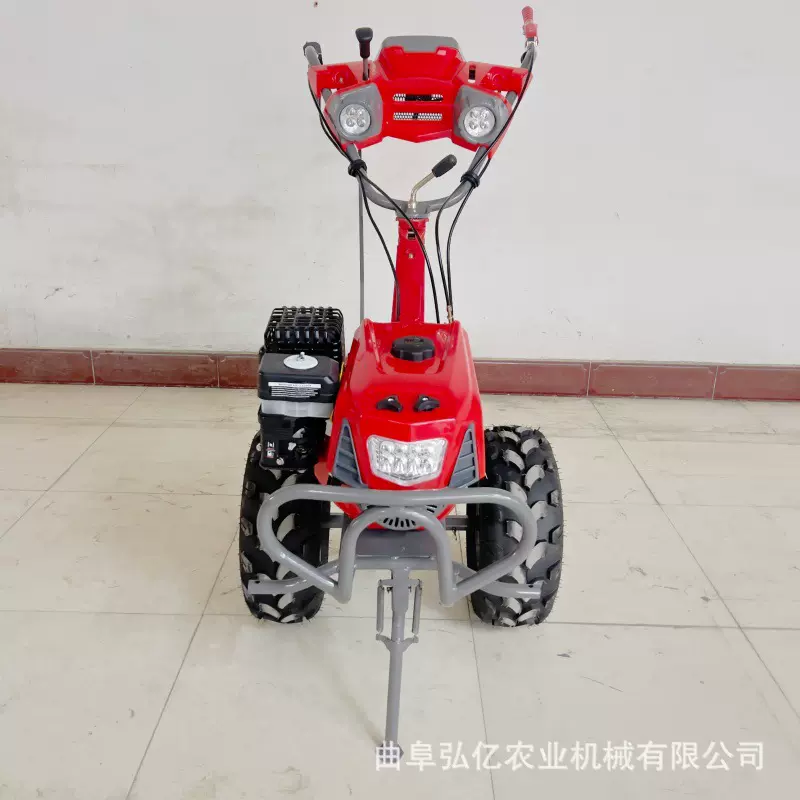 汽油直连两驱微耕机170照明款田园犁地耕田机家用手扶田园管理机