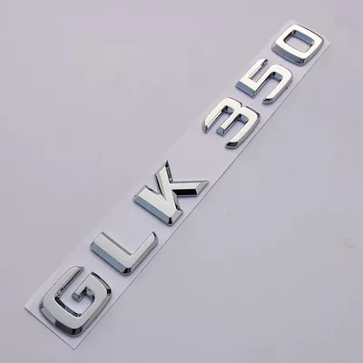 GLK200 lettering, GLK300 rear lettering, Car logo - standard-glk350