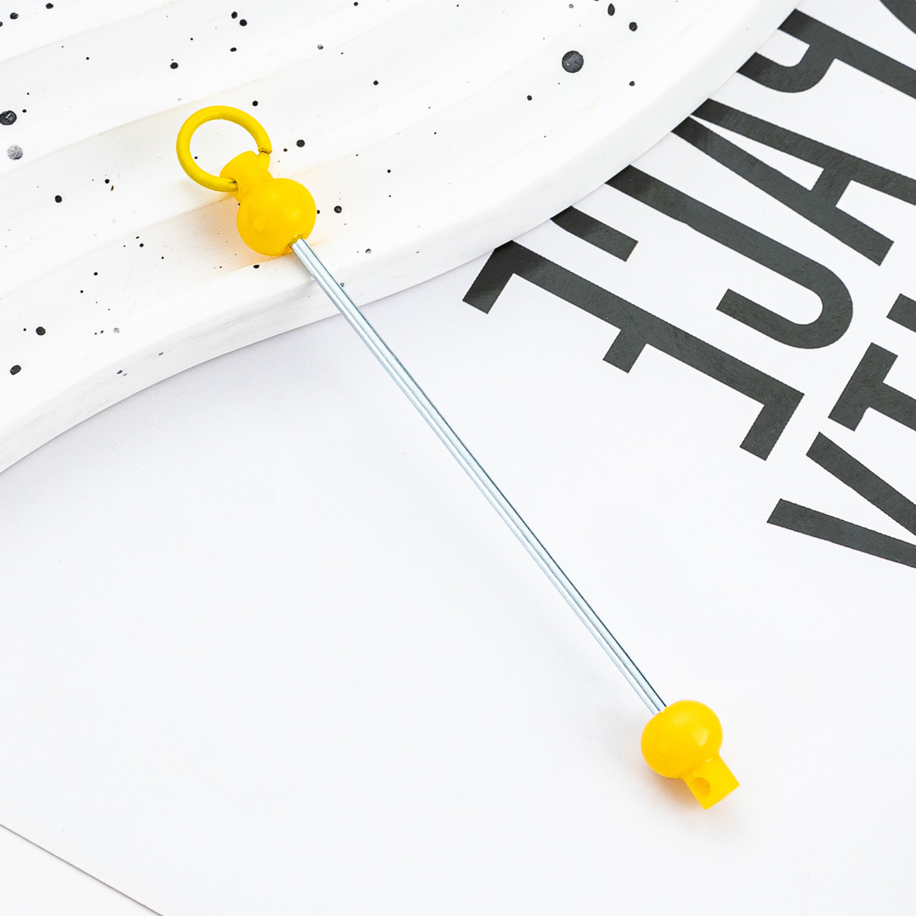 Nuevo DIY de cuentas hechas a mano bastón de cuentas creativo llavero de cuentas accesorios colgante cremallera decoración de cuentas