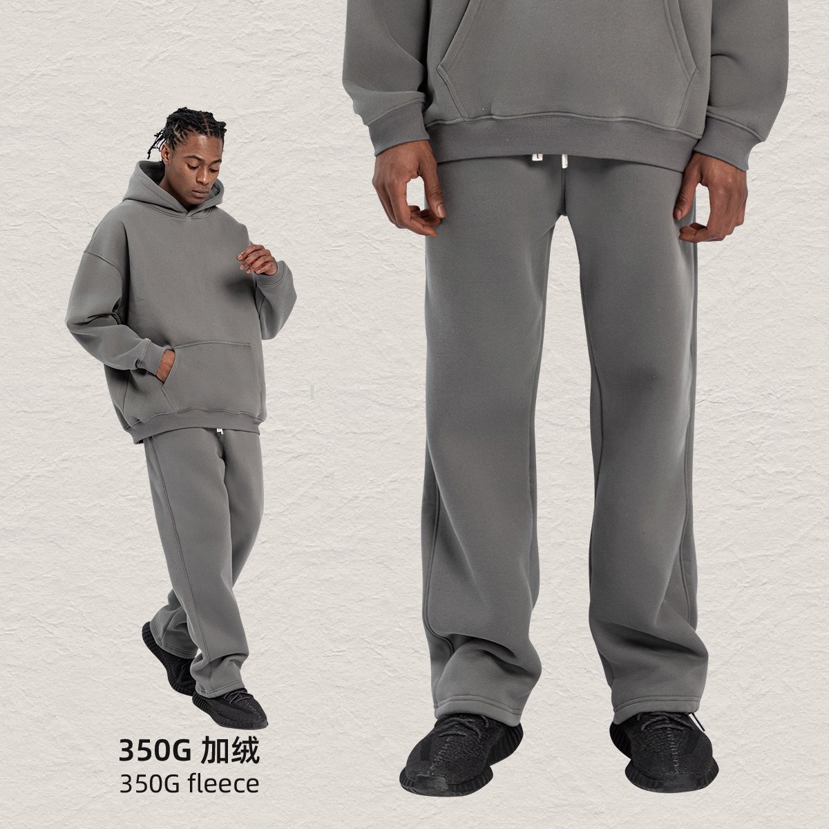 스트레이트 팬츠 다크 그레이