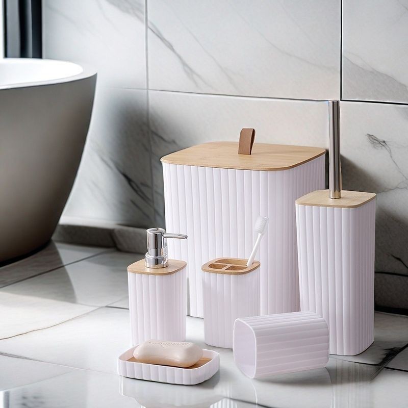 YUFEI YUFEI transfronterizo conjunto de seis piezas de baño baño cepillo de dientes taza caja de jabón set